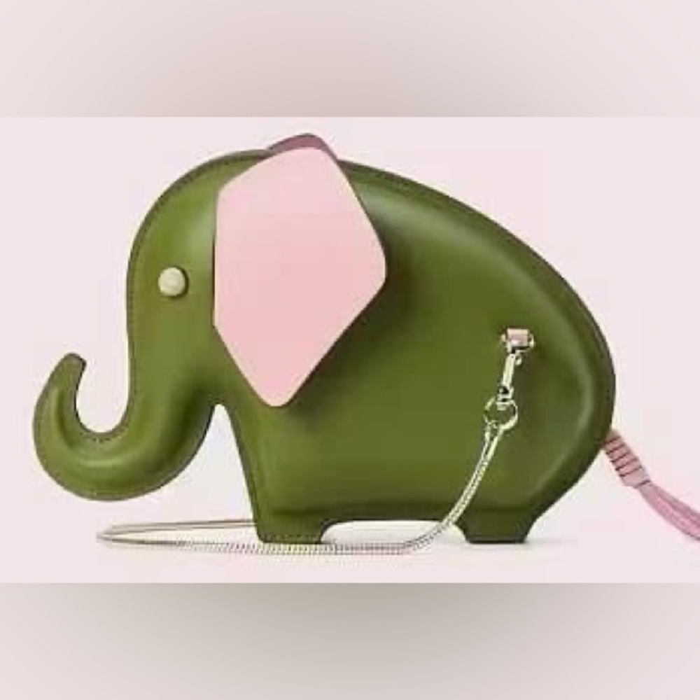 ISO - Kate Spade Tiny Elephant in Lichen - ISO